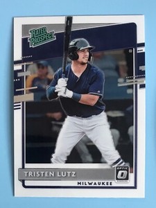 2020 Donruss Optic Tristen Lutz Rated Prospect Milwaukee Brewers #RP-12