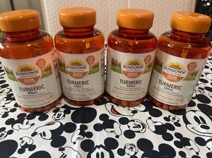 4X Sundown Non-gmo Turmeric 500mg 90 Capsules Each Exp 01/2026⬇️ - Picture 1 of 5