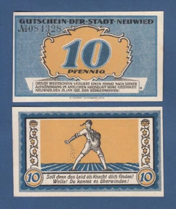 NEUWIED  10 Pfennig  1921  fast KASSENFRISCH - Picture 1 of 1