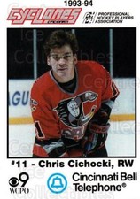 1993-94 Cincinnati Cyclones #4 Chris Cichocki