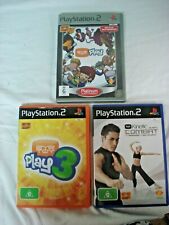 Eyetoy Eye Toy Play, Play 3 & Kinetic Combat PS2 PAL
