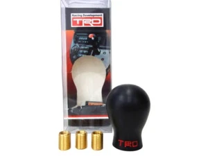 New TRD Style Black Sport Manual Car Gear Shift Knob Universal + Adapters - Picture 1 of 6