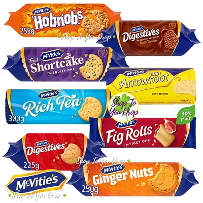 MCVITIES BISCUIT PACKETS Digestives Rich Tea BUY 2 GET 2 FREE | ADD 4 TO BASKET - Image 1 of 4