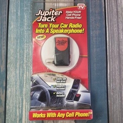 Dispositivo celular manos libres Jupiter Jack convierte radio de coche en altavoz teléfono y adaptador 6 Foto 1 de 4