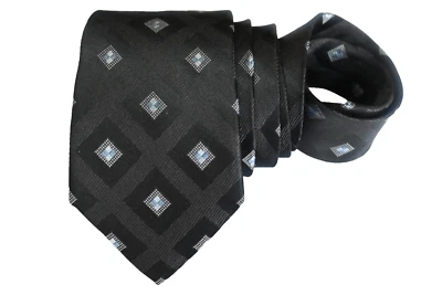 CORBATA HOMBRE IKE BEHAR NEGRA/GEOMÉTRICA ANCHO: 3.5/8" LARGO: 60" Foto 1 de 3