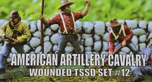 TSSD 1/30 Scale American Artillery Cavalry Wounded (Blue) - Picture 1 of 12