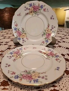 HEINRICH & CO STRASBOURG (ROMANCE) SET OF 2 DINNER PLATES - Picture 1 of 10