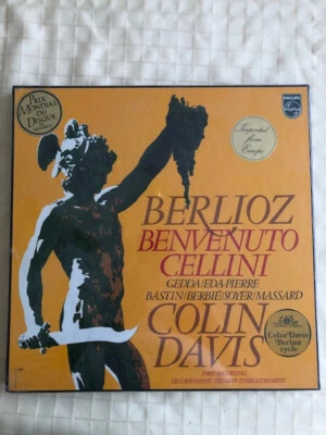 BERLIOZ BENVENUTO CELLINI COLIN DAVIS 4 LP Box Set, Philips 6707 019 UNOPENED - Image 1 of 4