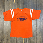 Collegiate Pacific Illinois Rose Bowl T-Shirt Vintage Tee, Orange Mens Medium