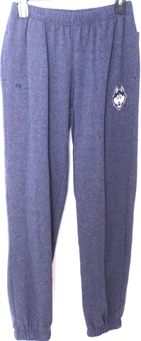 NEW UConn Huskies Colosseum Athletics Blue Joggers Sweatpants Womens M Cover