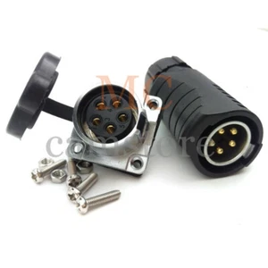 XHP20 Waterproof Connector 5pin Panel Mount Connector Industrial Plug Socket - Picture 1 of 8