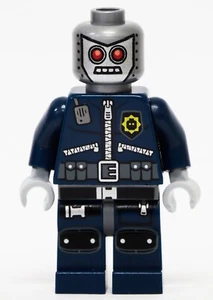 THE LEGO MOVIE Minifigure Robo SWAT No Helmet No Vest TLM060 or TLM055 - Picture 1 of 4