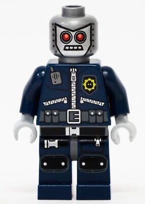 THE LEGO MOVIE Minifigure Robo SWAT No Helmet No Vest TLM060 or TLM055 - Image 1 of 4