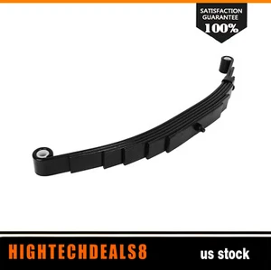 1X For 3200lbs Axle Utility Trailer Leaf Spring 6 Leaf Double Eye 25.4" Length - Imagen 1 de 7