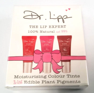 DR.LIPP Dr. Lipp 100% Natural Moisturizing Lip Tints Lot Of 3 Colors SEALED