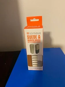 NUEVO CEPILLO SUELA SOF GAMUZA Y NOBUCK CON BORRADOR DE LIMPIEZA - Imagen 1 de 9