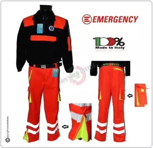 Pantalones Salvador Unisex Emergensy con Parches Naranja Rif. Amarillo 118 ANPAS - Imagen 1 de 14