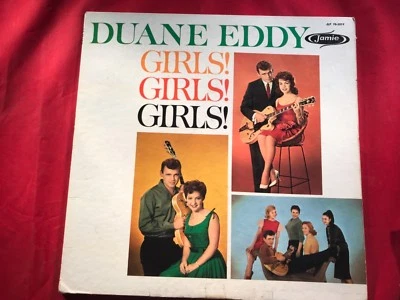 B-87  DUANE EDDY Girls! Girls! Girls! - Jamie JLP 70-3019  RECORD - COUNTRY ROCK - Image 1 of 4