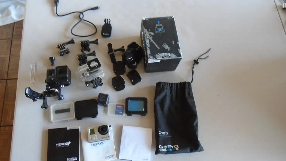 ''GENUINE''  GoPro Camcorder3+ Silver Edition with MANY accessories - Image 1 of 1