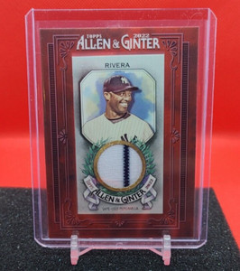 2022 Mariano Rivera - Mini Framed Game Used Relic Topps Allen & Ginter !!! 2 CLR