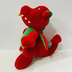 Chad Valley Red/green Dragon Plush Stuffed Animal 15” Toy - Picture 1 of 8