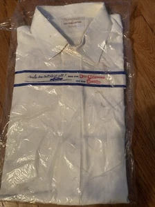 Vintage 60er Jahre Towncraft Penneys weiß Baumwolle Pima Knopfleiste Hemd - Bild 1 von 15