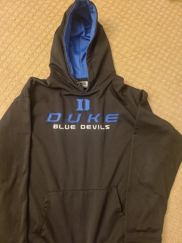 Duke Blue Devils Hoodie Mens XXL Stadium Athletics Black Blue E10093 Cover