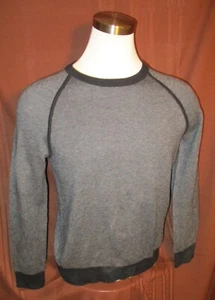 Banana Republic Mens Cotton Cashmere Crewneck Sweater Gray, Size M, New $70 - Picture 1 of 6