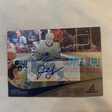 Jake Gardiner 2011-12 Pinnacle #290 Rookie Autograph Maple Leafs, Hurricanes HKY