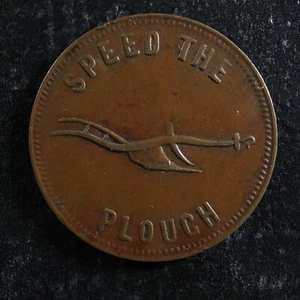 PE-5B1 Halfpenny token Canada PEI Prince Edward Island Hook c. 1860 Breton 917 - Picture 1 of 2