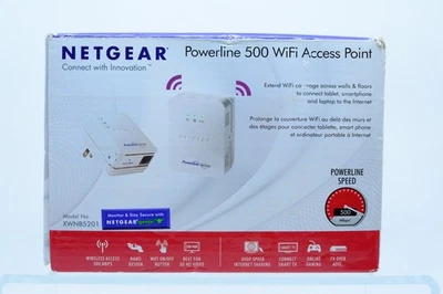 Netgear Powerline 500 + Wifi XWNB5201 500 Mbps - Open Box - Image 1 of 4
