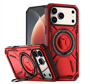 Funda para iPhone 17 Pro Max / 17 Air / 16/15 Soporte de anillo magnético a prueba de golpes - Imagen 1 de 14