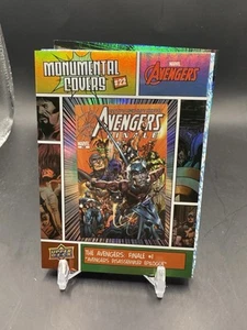 2024 Upper Deck Marvel MONUMENTAL COVERS #BI-22 THE AVENGERS: FINALE #1 - Photo 1/2
