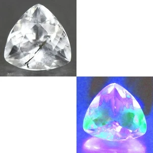 0.61 CTS" ANTIQUE 100 % NATURAL UNTREATED MEXICAN UV COLOR CHANGE HYALITE OPAL " - Picture 1 of 5