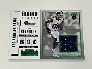 2017 Contenders Football Rookie Ticket Relic Variation - Josh Reynolds RC - Rams - Picture 1 of 2