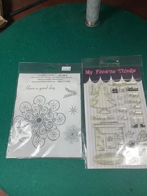 2 juegos de sellos de goma de Navidad Foto 1 de 4