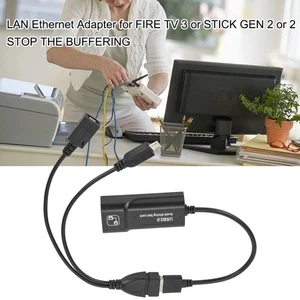 USB OTG Hub for Fire TV Ethernet Adapter for 2nd 3rd Gen Compatibility - Picture 1 of 12