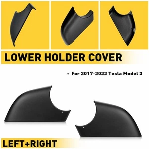 For 2017-2022 Tesla Model 3 LE&RH Side Door Wing Mirror Lower Cover Holder Cover - Picture 1 of 9