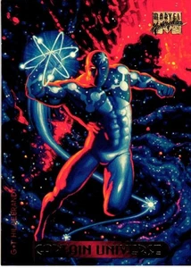 Tarjeta coleccionable Fleer Hildebrandt 1994 Marvel Masterpieces Captain Universe - Imagen 1 de 2