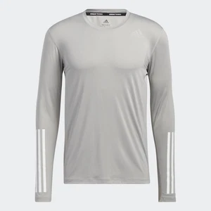 adiidas Techift Top Mens - Grey Compression Tee Long Sleeve - Black Friday Sale - Picture 1 of 5