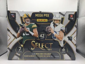 2024 Panini Select Football Mega Box Black & Green Prizms (Factory Sealed) - Picture 1 of 5