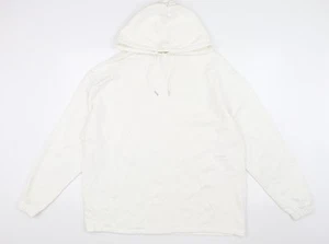 Sudadera con capucha blanca para hombre ASOS DESIGN, talla L, suéter - Imagen 1 de 12