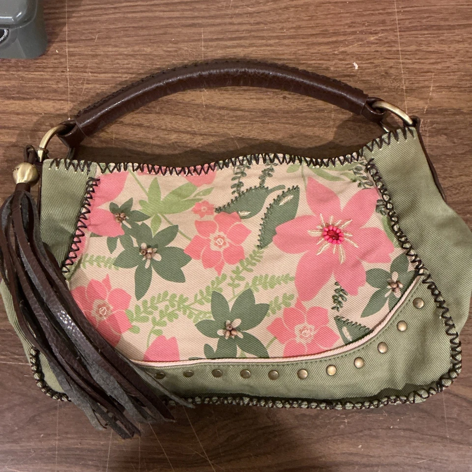 Tommy Hilfiger Bolso Hobo Cartera Bordada con Cuentas/Borlas  Foto 1 de 4