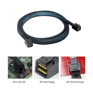 Mini SAS HD 36pin SFF 8643 to 36pin SFF 8643 Hard Disk Adapter Cable For Server - Afbeelding 1 van 10