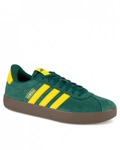Scarpe Sneakers UOMO Adidas VL Court 3.0 Verde Giallo Lifestyle - Zdjęcie 1 z 21