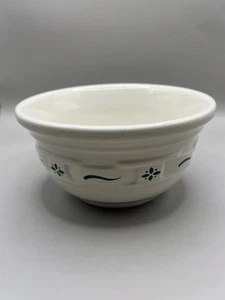 Longaberger Ceramica Verde Tessuto Tradizioni 6,5” Piccola Ciotola di Miscelazione - Foto 1 di 5