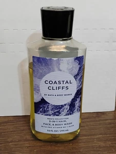 Jabón para cabello, cara y cuerpo Coastal Cliffs 3 en 1 10 oz baño y cuerpo funciona para hombre - Imagen 1 de 3