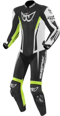 MOTORBIKE SUIT MOTORCYCLE SUIT 1 & 2 PIECE COWHIDE LEATHER BIKER RACING - Image 1 of 4