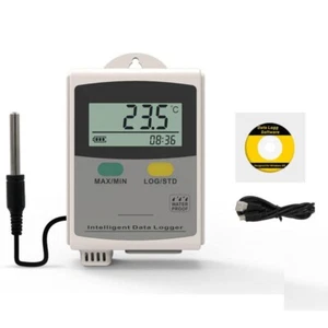 Temperature Data Logger External Temperature Sensor 3m Cable Resolution 0.1℃ - Picture 1 of 6