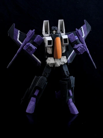 CUSTOM CELL SHADED Cartoon Accurate Skywarp Transformers Masterpiece MP-11SW Cover